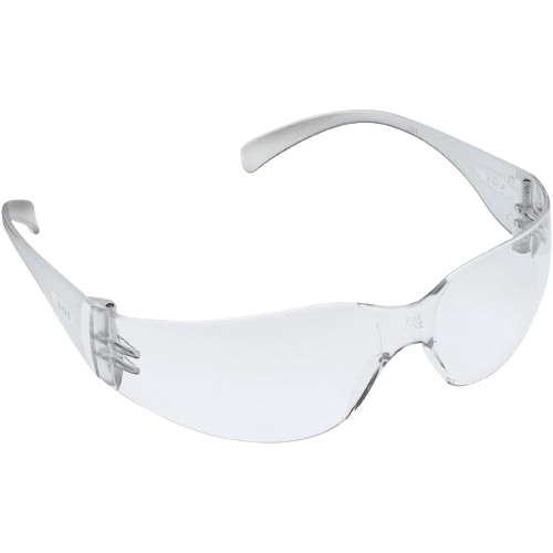 3M Tekk 11329 Virtua Anti-Fog Safety Glasses, Clear Frame, Clear Lens