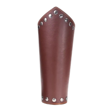 Load image into Gallery viewer, 1pc Cosplay Prop Artificial Leather Wide Men&#39;s Arm Armor Steam Punk Wrist Guard
