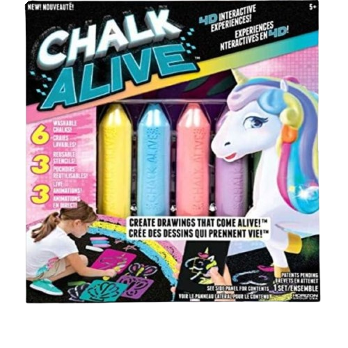 Chalk Alive Unicorn Mermaid Butterfly Kit Distressed Packaging