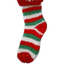 Load image into Gallery viewer, Oh What Fun! 3 Pack of Soft Holiday Slipper Socks
