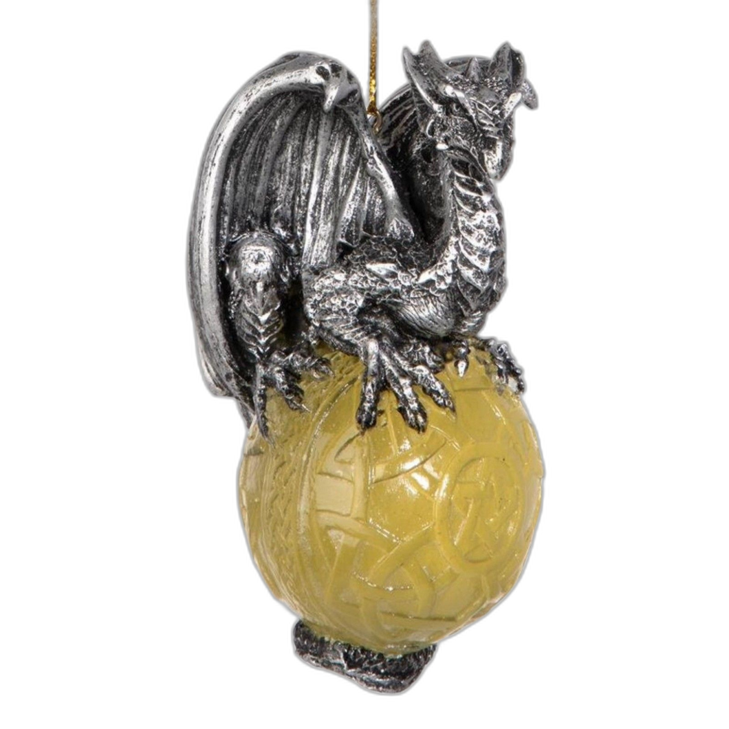 Protector of the Gothic Portal Celtic Dragon 2010 Holiday Ornament