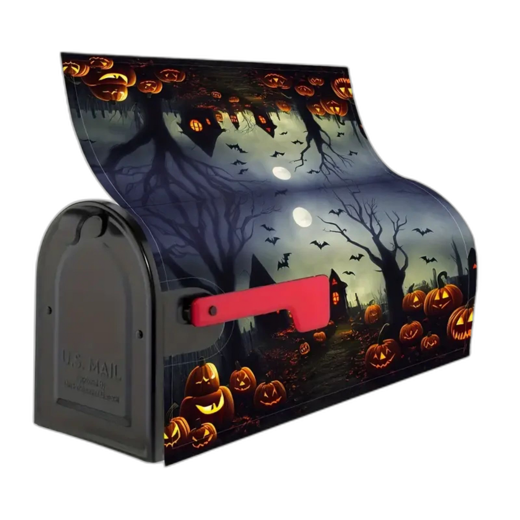 1pc, Happy Halloween Mailbox Cover Standard Size Letter Post Box Mailwrap