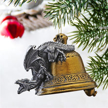 Load image into Gallery viewer, Humdinger the Bell Ringer Gothic Dragon 2011 Holiday Ornament
