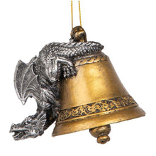 Load image into Gallery viewer, Humdinger the Bell Ringer Gothic Dragon 2011 Holiday Ornament
