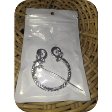 Load image into Gallery viewer, Viking Medieval Silvery Metal Cloak Shawl Brooch Pin 2.5&quot;
