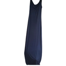 Load image into Gallery viewer, Casual Tank Dress Scoop Neck Sleeveless Slim Bodycon Racerback Maxi Dress Blue L
