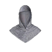 Load image into Gallery viewer, Medieval Knight Chainmail Armor Outfit Cowl Short Sleeved Tunic Belt &amp; Bracers
