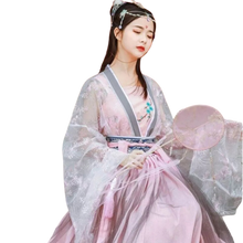 Load image into Gallery viewer, Women Hanfu Female Chinese Style Fairy Teens Girl Vintage Cosplay Costume Party
