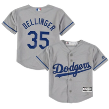 Load image into Gallery viewer, Cody Bellinger Los Angeles Dodgers Gray Youth Lg14-16 Cool Base Replica Jersey
