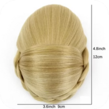 Load image into Gallery viewer, Synthetic Braided Hair Bun Hair Piece Updo Chignon Hairpiece Hair Accessories
