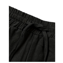 Load image into Gallery viewer, Cotton &amp; Linen Blend Lace Up Bottom Beach Medieval Pirate Pants black XXXL 40
