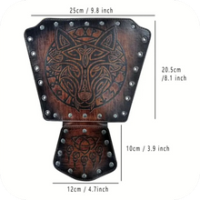 Load image into Gallery viewer, Medieval Knight Style Embossed Wolf Head Gauntlet Stage Props
