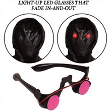 Load image into Gallery viewer, Grim Reaper Costume For Kids Costume With Glowing Red Eyes Youth MED 8-10
