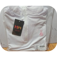 Load image into Gallery viewer, Women&#39;s Quick Dry Short Sleeve Rider Sport Sun Shirt Medium White/Pink
