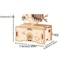 Load image into Gallery viewer, 3D Seahorse Wooden Puzzle Music Box Model Kit Toy Carved Handmade Mechanical Toy
