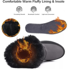 Load image into Gallery viewer, Snow Warm Ankle Boots Waterproof Outdoor Slip On Fur Lined Anti-Slip Zipper 9.5
