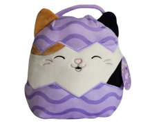 Load image into Gallery viewer, Squishmallows 2024 Easter Basket 12&quot; Cam The Cat &quot;Egg&quot; Animal Plush Doll Toy NWT
