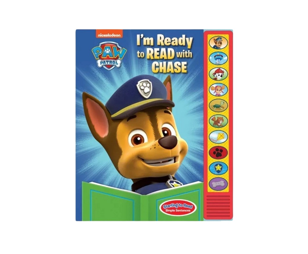 Nickelodeon Paw Patrol: I'm Ready to Read with Chase Sound Book - by Pi Kids