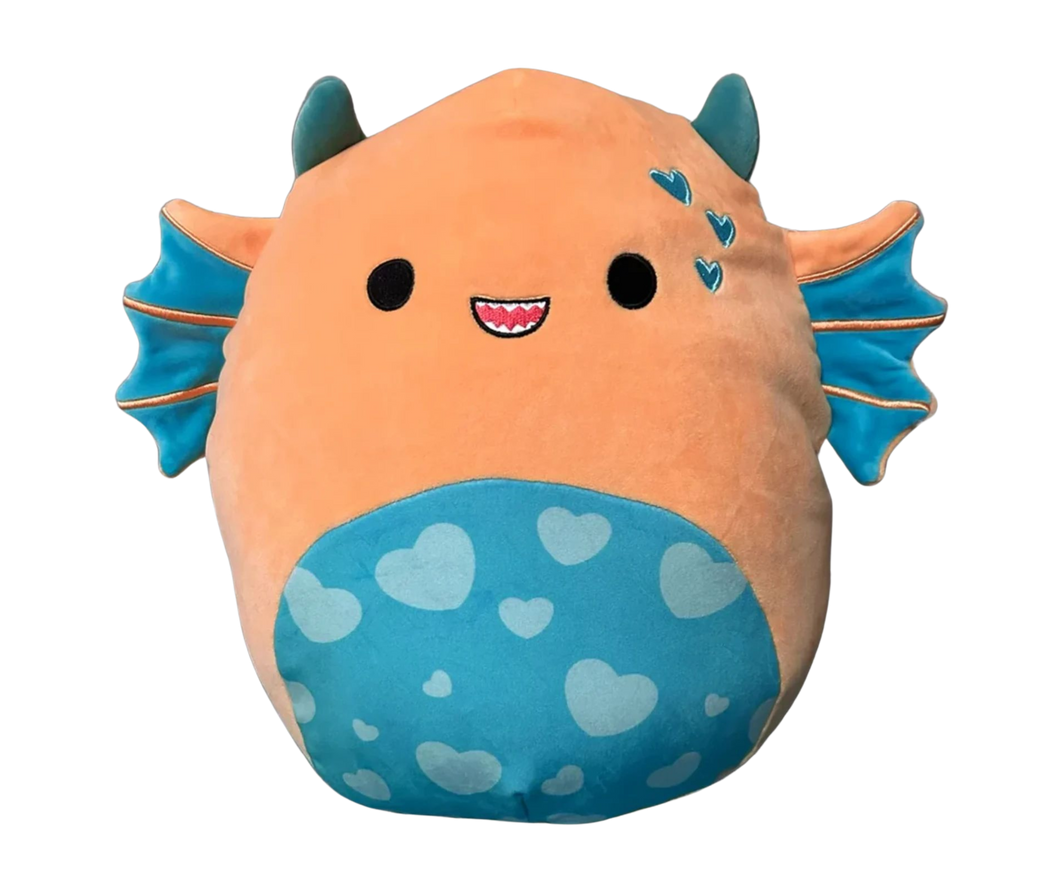 Squishmallow 14” Antjuan Orange Sea Monster New Valentine’s 2024