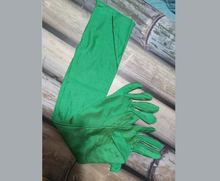 Load image into Gallery viewer, Elegant Long Tulle Mesh Gloves Stretchy, Breathable &amp; Quick-Dry Green
