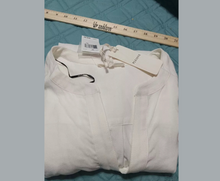 Load image into Gallery viewer, Pleione Women&#39;s White Split Neck Long Sleeve Shirt NWT Sz XL
