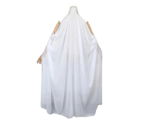 Load image into Gallery viewer, Elegant Chiffon Embroidered Halter Cape Cloak White Shawl Wrap
