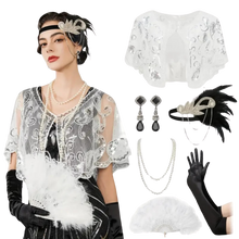 Load image into Gallery viewer, 1920s Retro Accessory Set Great Gatsby Roaring Series Costume Accessories
