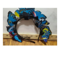 Load image into Gallery viewer, Blue Butterfly Decorative Head Band Non Slip Hair Hoop Stylish Hair Accessories
