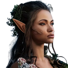 Load image into Gallery viewer, 2 Pair/ Set Brown Latex Elf Ears Ear Wraps Style Ear Ornaments Long &amp; Short
