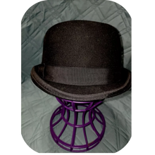 Load image into Gallery viewer, Reed Hill 90% Wool Bowler Hat Size 6 3/4 Black
