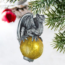 Load image into Gallery viewer, Protector of the Gothic Portal Celtic Dragon 2010 Holiday Ornament
