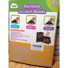 Load image into Gallery viewer, 2 Pack Rainbow Scratch Art Set Drawing Craft Black Magic Art Supplies Kit
