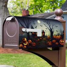 Load image into Gallery viewer, 1pc, Happy Halloween Mailbox Cover Standard Size Letter Post Box Mailwrap
