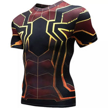 Load image into Gallery viewer, Super-Hero Compression Sports Elastic T-Shirt Quick-Drying short Sleeve M
