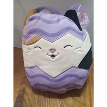 Load image into Gallery viewer, Squishmallows 2024 Easter Basket 12&quot; Cam The Cat &quot;Egg&quot; Animal Plush Doll Toy NWT
