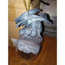 Load image into Gallery viewer, Checkmate Gray Dragon Hanging Ornament Hand-painted cold cast resin
