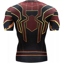 Load image into Gallery viewer, Super-Hero Compression Sports Elastic T-Shirt Quick-Drying short Sleeve M
