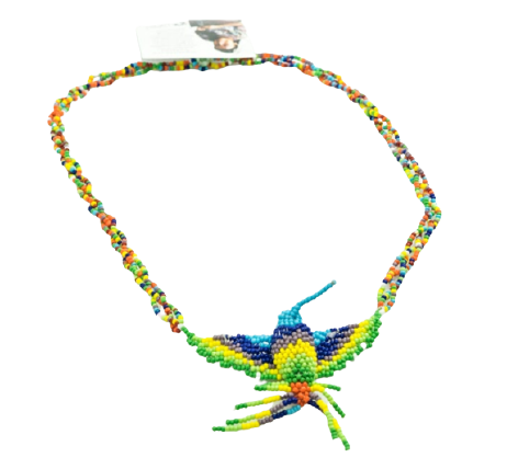 Hummingbird Seed Bead Necklace* Handmade in Guatemala