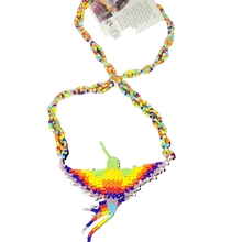 Load image into Gallery viewer, Hummingbird Seed Bead Necklace* Handmade in Guatemala
