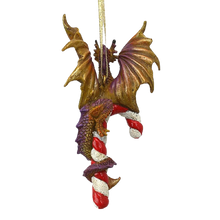 Load image into Gallery viewer, Design Toscano Cane and ABEL The Dragon 2017  Ornament
