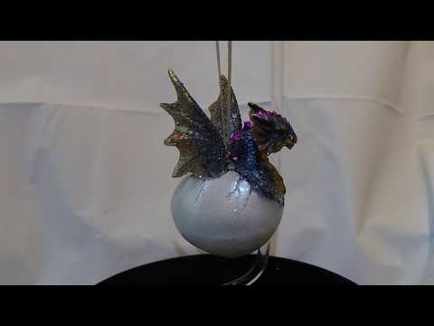 Hard Boiled Dragon Hatchling Holiday Christmas Ornament, QS294042