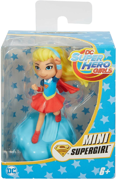 2 DC Super Hero Girls Mini SUPERGIRL Mini Figurines NEW!!